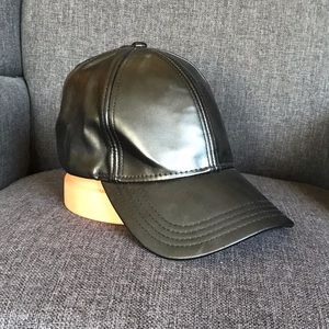 C.C Exclusives -Women’s Faux Leather Baseball Cap